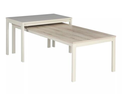 Стол журнальный SIGNAL FROST L1 дуб альпийский/белый 120/60/48