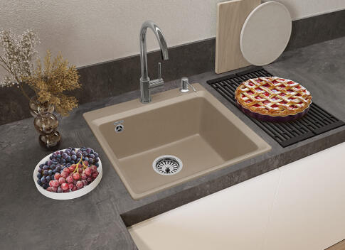 Кухонная мойка GRANFEST LEVEL LV-510 песочный