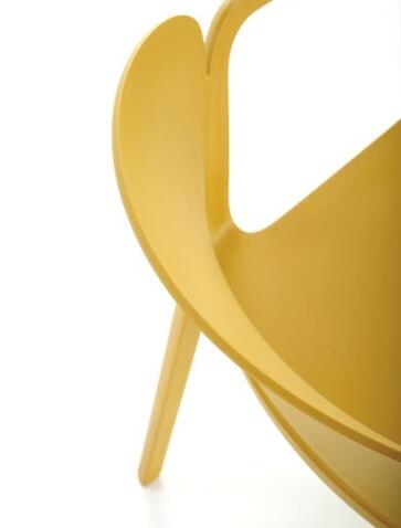 Стул HALMAR K491 горчичный