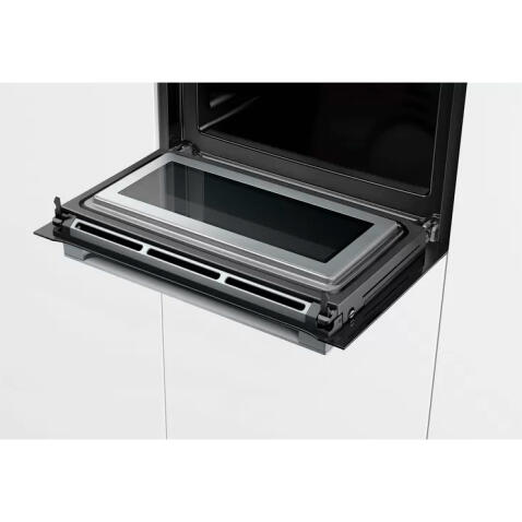 Духовой шкаф BOSCH компактный с СВЧ CMG633BB1