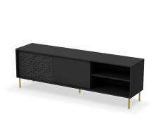 Тумба под теле/видео аппаратуру HALMAR BULLET RTV-1 180 черный/золотой
