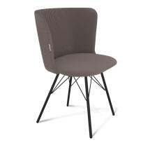 Стул Sheffilton SHT-ST36/S37 кофе мокко/черный муар