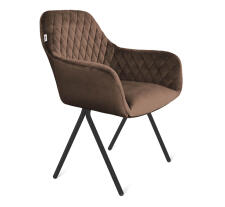 Стул Sheffilton SHT-ST38/S186 кофейный ликер/черный муар