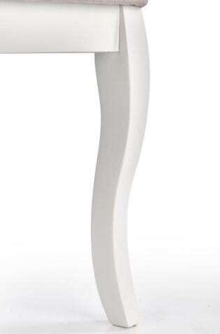 Стул HALMAR VELO белый/серый