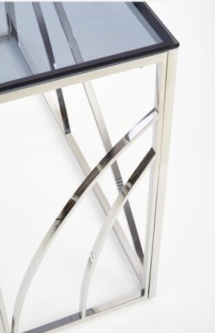 Консоль HALMAR KN5 дымчатый/серебристый