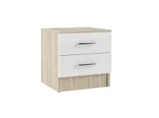 Тумба прикроватная ДСВ (МС Софи) СТБ 400.1 Сонома/Белый