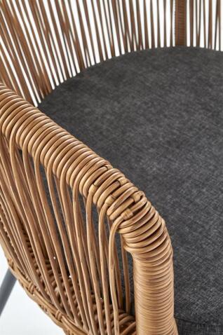 Стул HALMAR K400 натуральный/серый