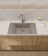 Смеситель для кухни GRANFEST QUARZ Z-5411 песочный