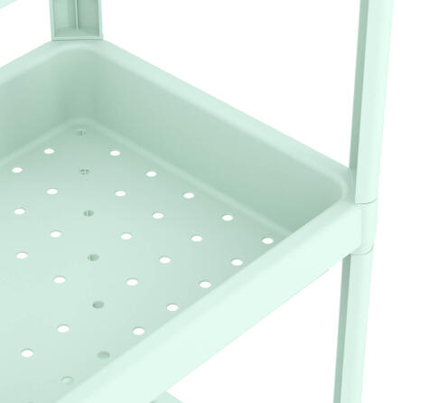 Стеллаж Sheffilton SHT-SS25-4 пастельно-зеленый