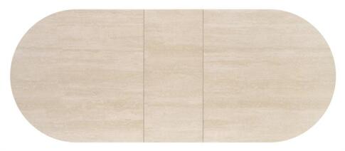 Стол обеденный HALMAR FALONE светлый травертин/кашемир 180-220/90