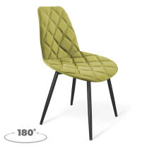 Стул Sheffilton SHT-ST29-C20/S950-VP фисташковый/черный муар, поворотный