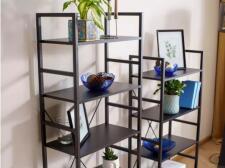 Стеллаж SIGNAL LOFT R4 черный 115/60