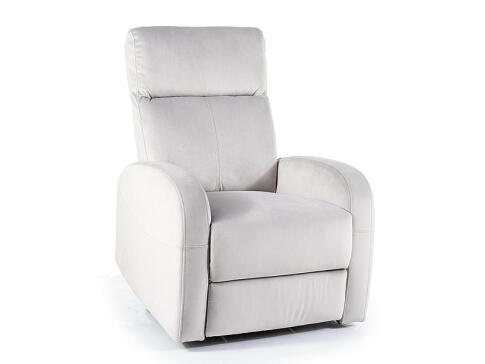 Кресло SIGNAL OLIMP Velvet Bluvel 03 раскладное, светло-серый Кресло SIGNAL OLIMP Velvet Bluvel 03 раскладное, светло-серый