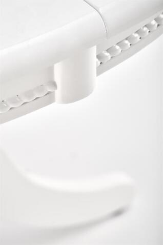 Стол обеденный HALMAR WILLIAM белый/белый 90-124/90