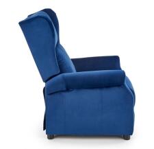 Кресло HALMAR AGUSTIN 2 раскладное, темно-синий
