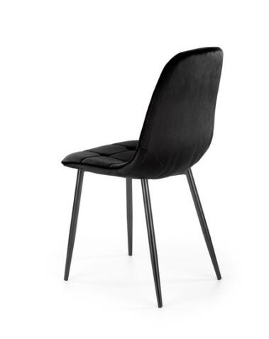 Стул HALMAR K417 черный/черный