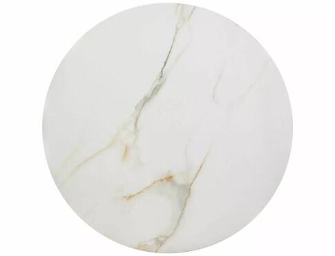 Комплект SIGNAL KORA D (2 стола журнальных) белый/черный мат