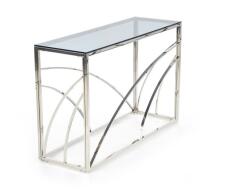 Консоль HALMAR KN5 дымчатый/серебристый