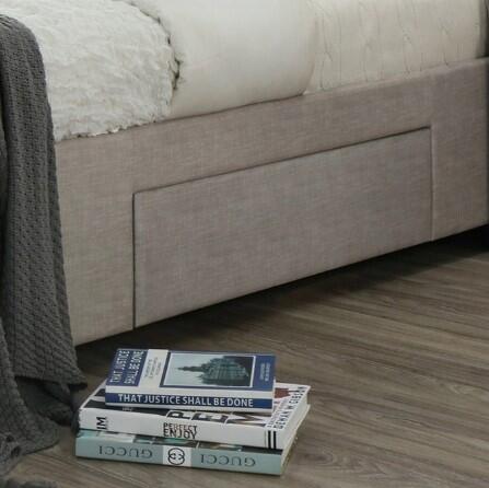 Кровать HALMAR KAYLEON бежевый, 160/200