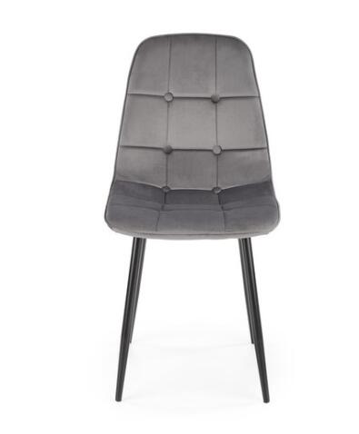 Стул HALMAR K417 серый/черный