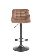 Стул барный HALMAR H95 бежевый/черный