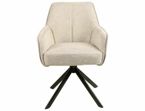 Стул SIGNAL NOTTI Brego 31 бежевый/черный, поворотный
