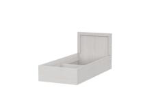 Кровать SV-МЕБЕЛЬ (МС Гамма 20 К) Серия №4 одинарная 0.9х2.0 Ясень анкор светлый/Сандал светлый