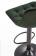 Стул барный HALMAR H95 темно-зеленый/черный