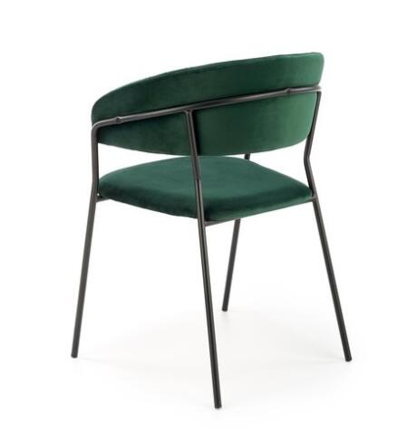 Стул HALMAR K426 темно-зеленый/черный
