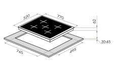 Поверхность индукционная MAUNFELD EVI.775-FL2-BK
