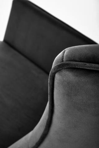 Кресло-качалка HALMAR BAZALTO черный