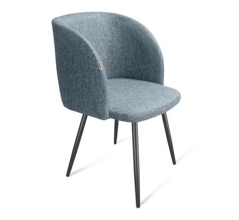 Стул Sheffilton SHT-ST33/S95-1 синий лед/черный муар