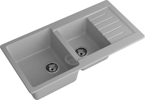 Кухонная мойка GRANFEST PRACTIK P-980KL серый