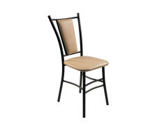 Стул ВВР Марсель Бежевый Крокодил/черный, экокожа