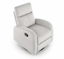 Кресло SIGNAL OLIMP Velvet Bluvel 03 раскладное, светло-серый