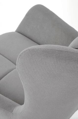 Кресло HALMAR BYRON серый/черный