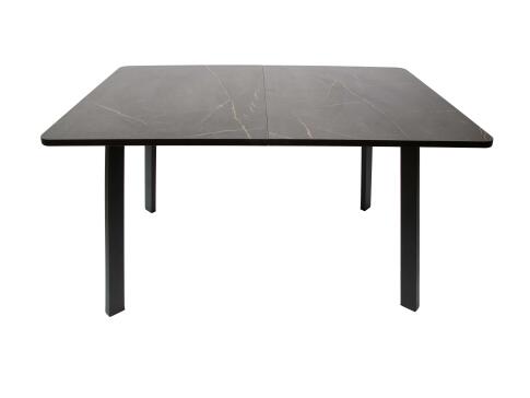 Стол ВВР Миллер Каспий черное золото/черный №3, пластик 120-160/80