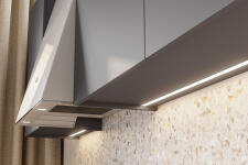 Кухонный гарнитур NN Мебель "Денвер" (1,6 м) Графит серый/Дуб Сонома