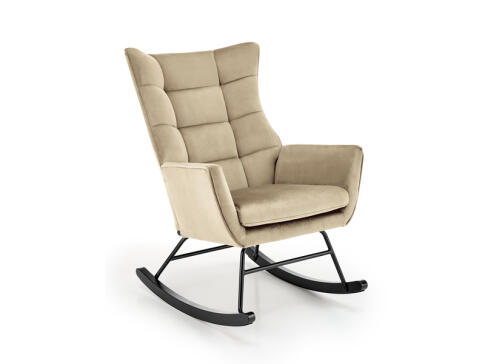 Кресло-качалка HALMAR BAZALTO бежевый