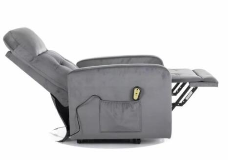 Кресло SIGNAL OTUS II Velvet Bluvel 14 раскладное, темно-серый