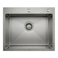 Кухонная мойка из нержавейки BLANTEK LS-5848S Brushed