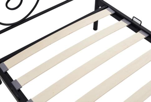 Кровать HALMAR PANAMA черный, 90/200