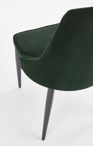 Стул HALMAR K365 темно-зеленый/черный