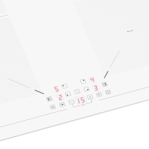 Варочная панель индукционная MEFERI MIH604WH ULTRA