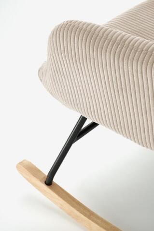 Кресло-качалка HALMAR BELMIRO кремовый