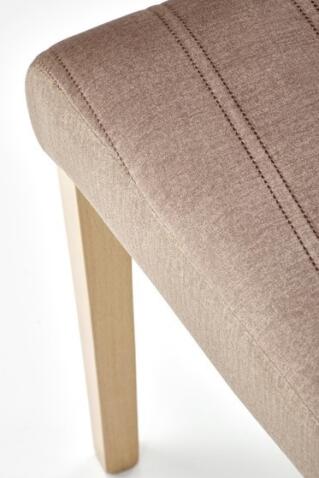 Стул HALMAR DIEGO 3 Monolith 09 бежевый/дуб медовый