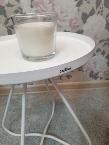 Стол журнальный Sheffilton SHT-CT3 артикул Сж-73 белый муар (+)