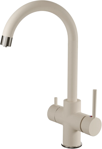 Смеситель для кухни GRANFEST QUARZ Z-5422 белый