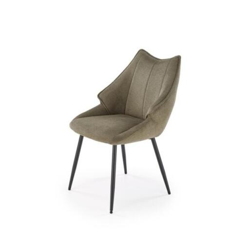 Стул HALMAR K543 оливковый/черный