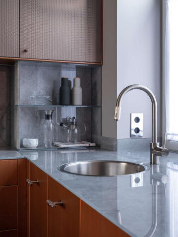 Смеситель для кухни Omoikiri Tamura-BN нержавеющая сталь